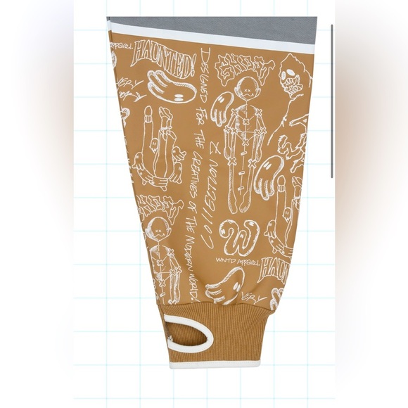 NWOT blu boy WNTD Apparel Arm Cast Sleeve Hoodie Grey Small gray-brown cast - Picture 2 of 5